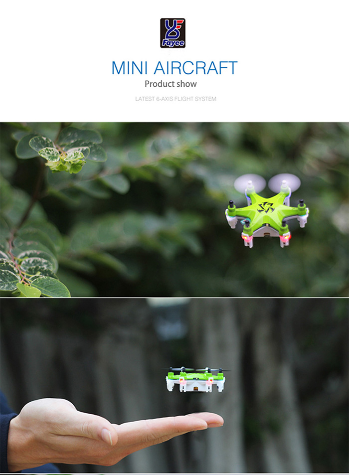 Fayee FY805 Super Mini Hexacopter 2.4GHz 4 Channel 6 Axis Gyro Headless Mode LED Light