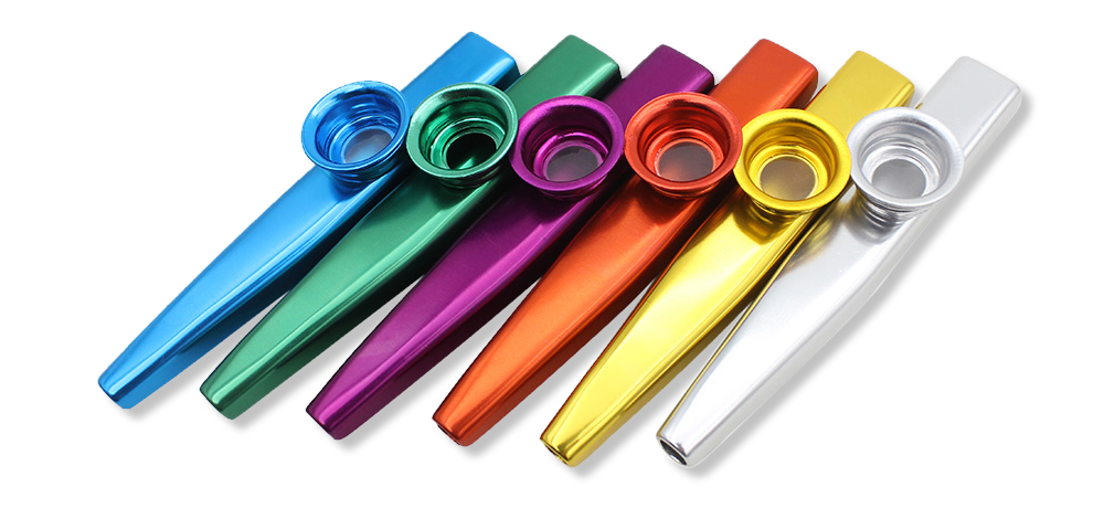 Metal Kazoo Mouth Flute Musical Instrument for Party Holiday