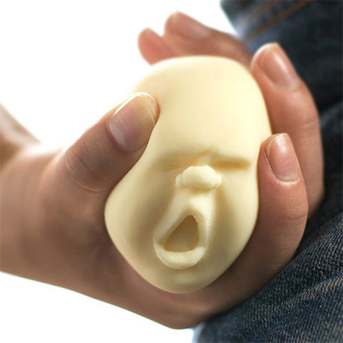 Caomaru Vent Human Face Ball Anti-stress Ball of Japanese Design