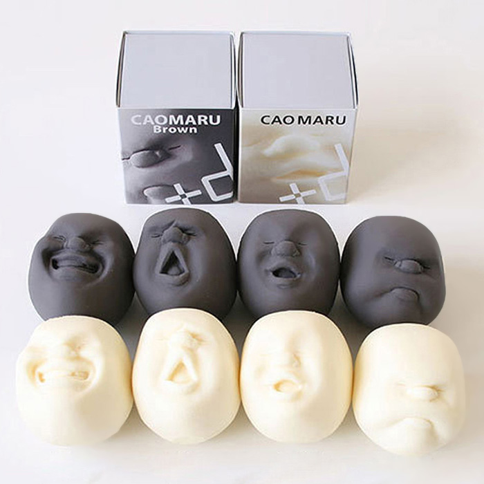 Caomaru Vent Human Face Ball Anti-stress Ball of Japanese Design