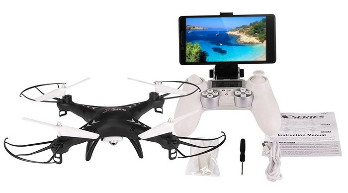 SJ X300 - 1CW 2.4GHz 4CH RC Quadcopter Drone WIFI Real-time Transmission with 0.3MP Camera