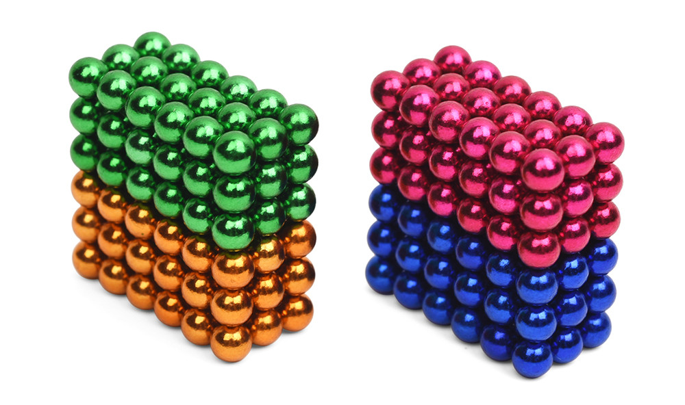 5mm Colorful Magnetic Ball Puzzle Novelty DIY Toy 216Pcs / Set
