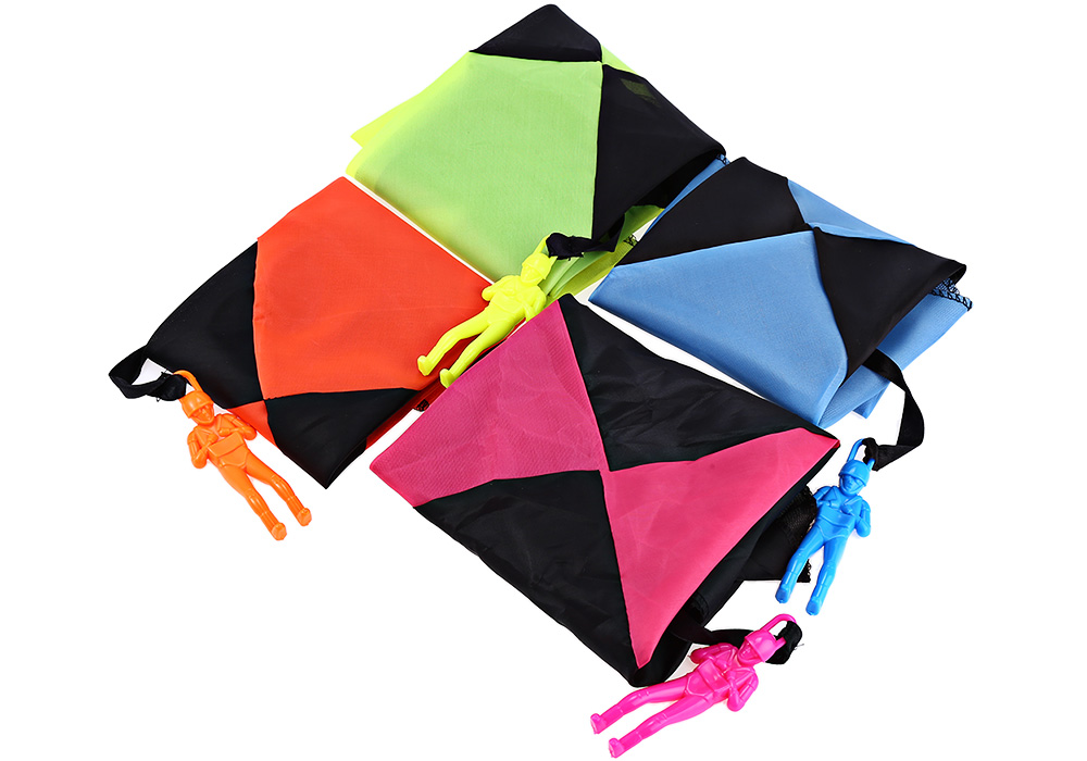 Children Tangle Free Hand Throwing Parachute Kite Outdoor Play Game Toy