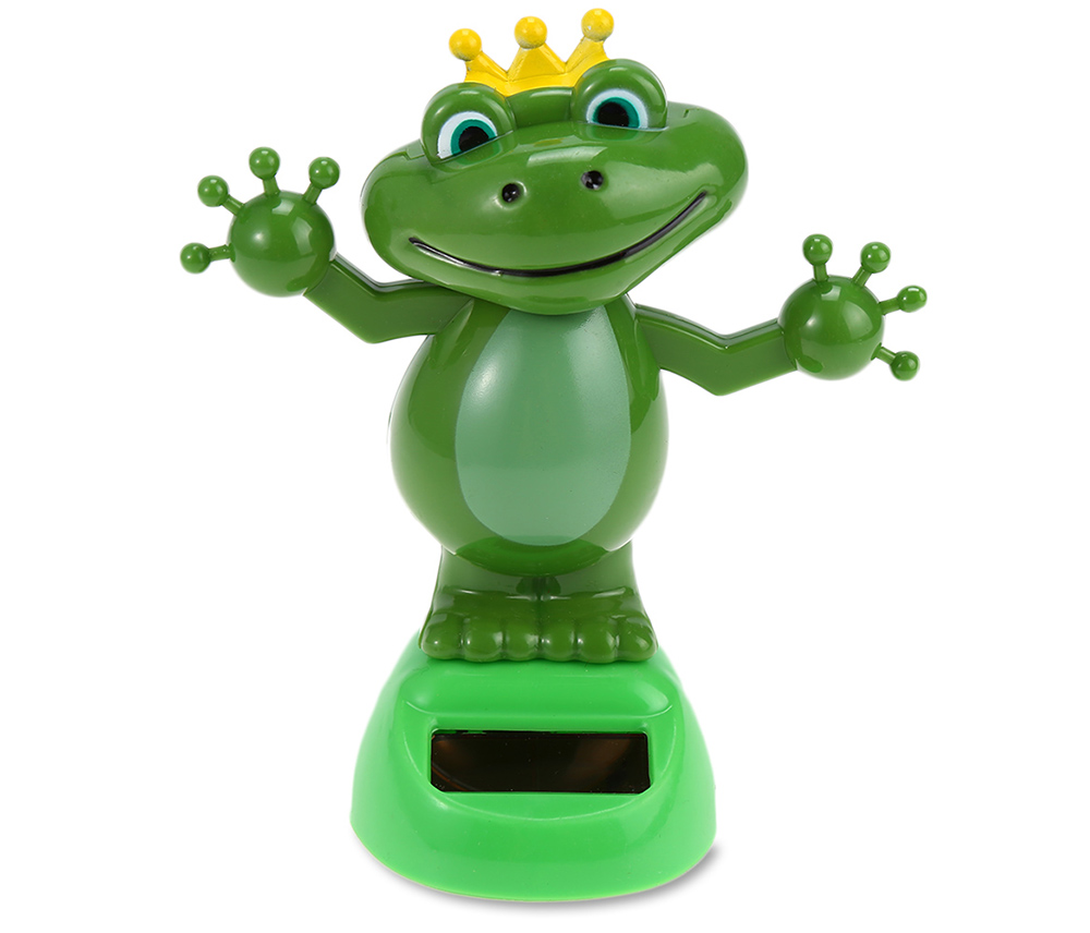 Solar Energy Shaking Frog House Decoration