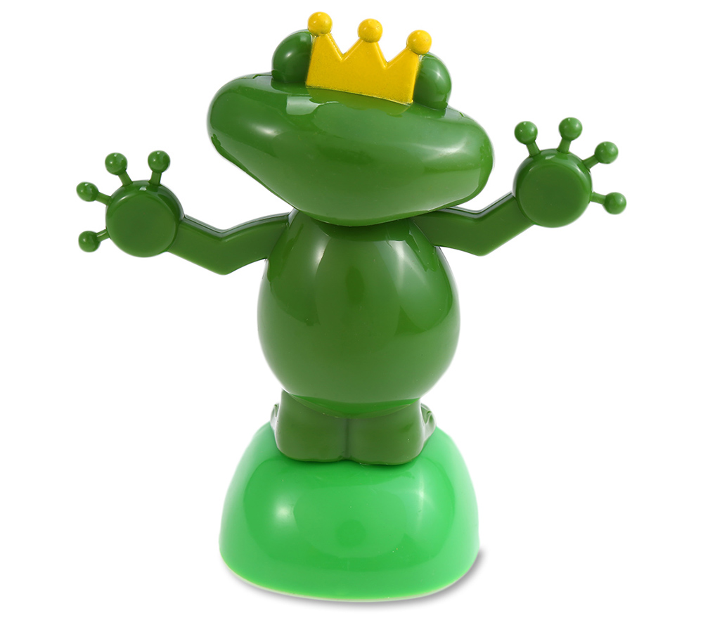 Solar Energy Shaking Frog House Decoration