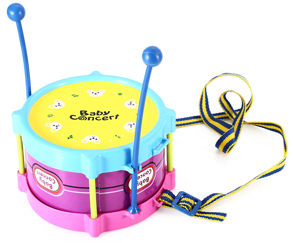 Children Drum Rattles Educational Game Instrument Assembly Toy Set