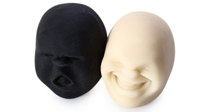 Caomaru Vent Human Face Ball Anti-stress Ball of Japanese Design