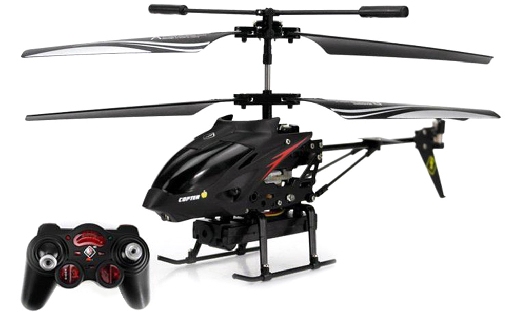S977 3.5CH Metal Radio Gyro RC Helicopter with Video Camera Reviews Toy