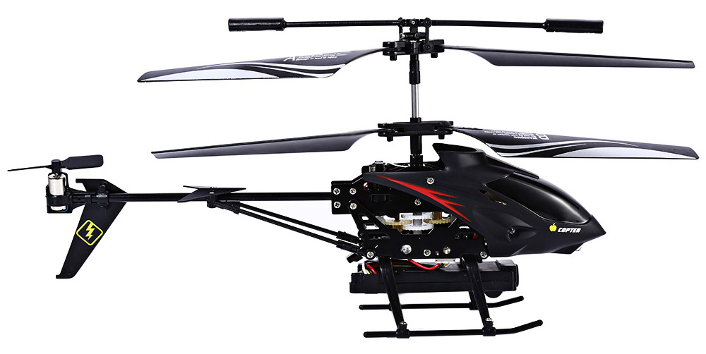 S977 3.5CH Metal Radio Gyro RC Helicopter with Video Camera Reviews Toy