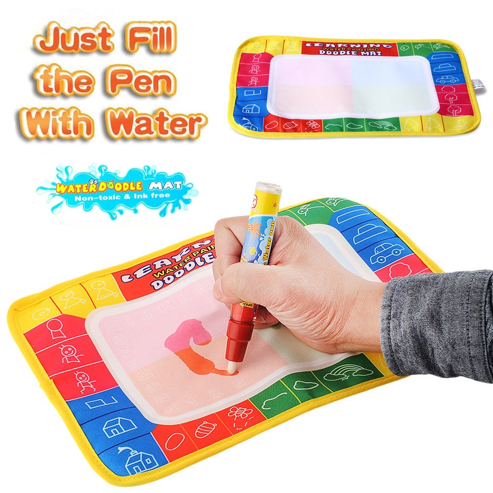 CP1366 29 x 19cm Children Doodle Drawing Mat + Magic Pen Educational Toy