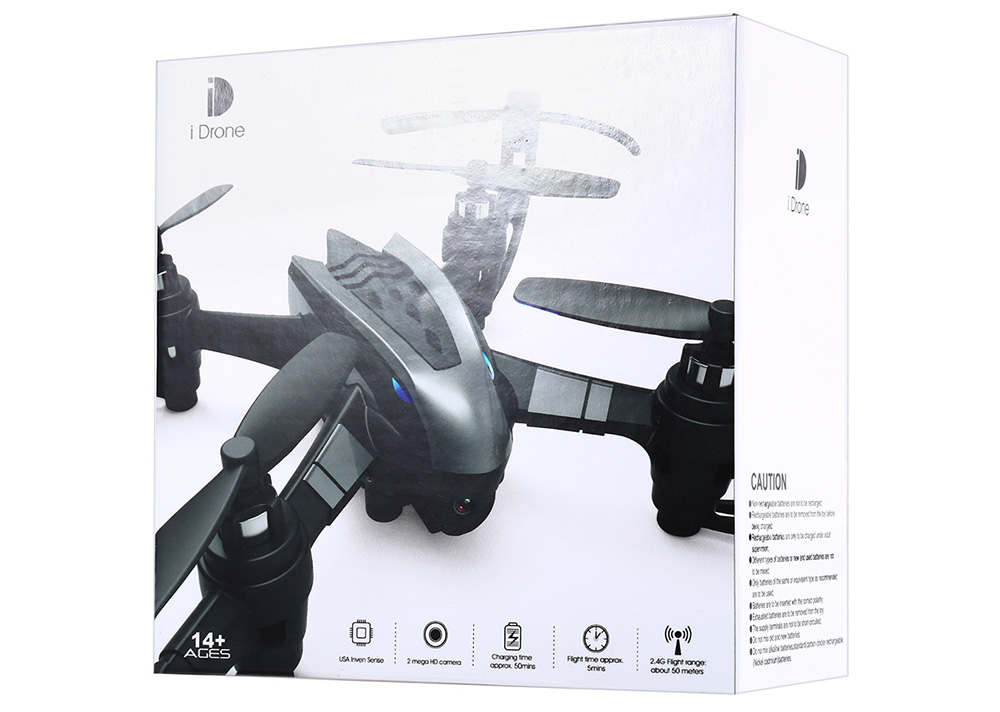 i Drone i4s 2MP Camera 2.4GHz 4 Channel 6 Axis Gyro Quadcopter 3D Rollover RTF Version i Drone i4s 2MP Camera 2.4GHz 4 Channel 6 Axis Gyro Quadcopter 3D Rollover RTF Version