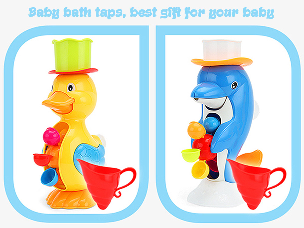 Baby Bath Taps Squirt Water Buttressed Spray Shower Toy