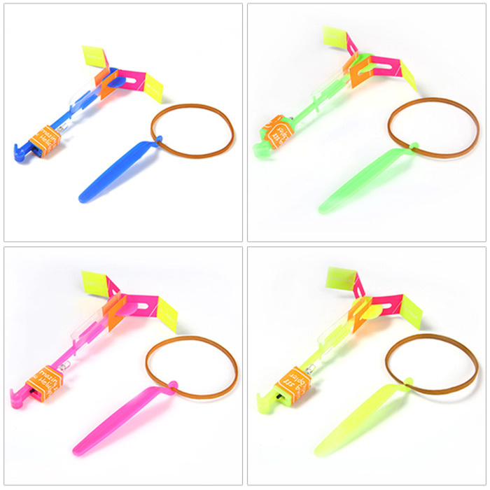 5PCs Set Flash LED Arrow Flying Shooter Children Outdoor Toy for Entertainment