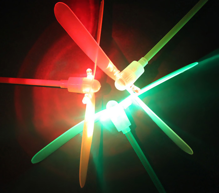 1PC Luminous Flash Dragonfly Propeller Kid Toy Gift for Outdoor Play