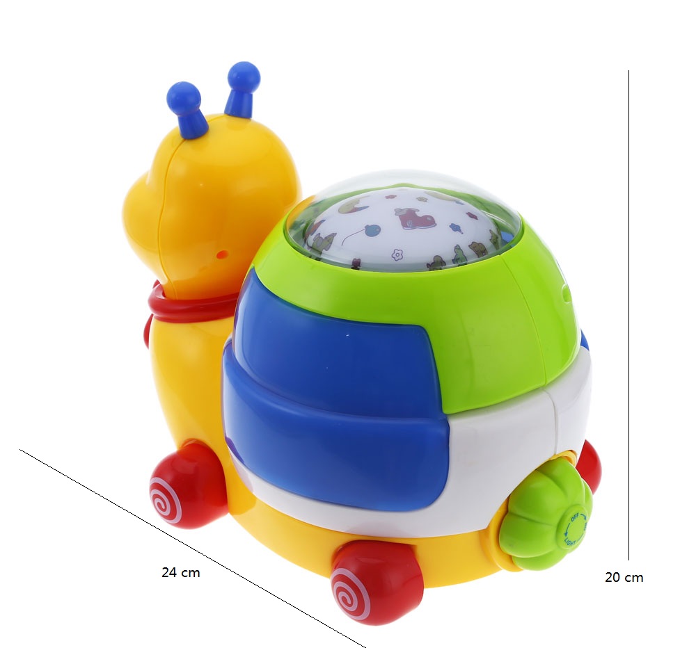 Baby Musical Snail Projector Toy Music Player