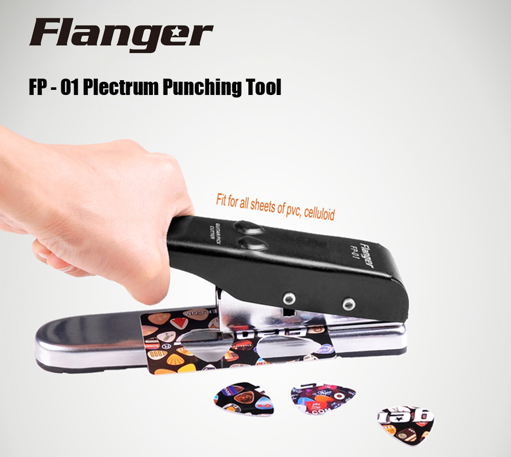 Flanger FP - 01 Durable Pick Cutter Guitar Plectrum Punching Tool Flanger FP - 01 Durable Pick Cutter Guitar Plectrum Punching Tool