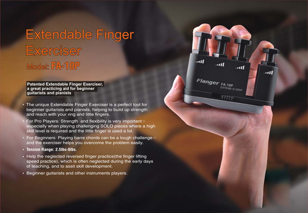 Flanger FA - 10P Extendable Guitar Finger Hand Exerciser Musical Instrument Accessory Flanger FA - 10P Extendable Guitar Finger Hand Exerciser Musical Instrument Accessory