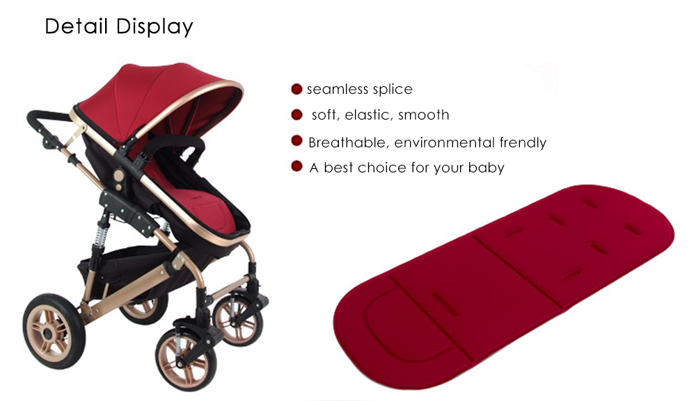 Pushchair Car Auto Seat Breathable Cotton Cushion