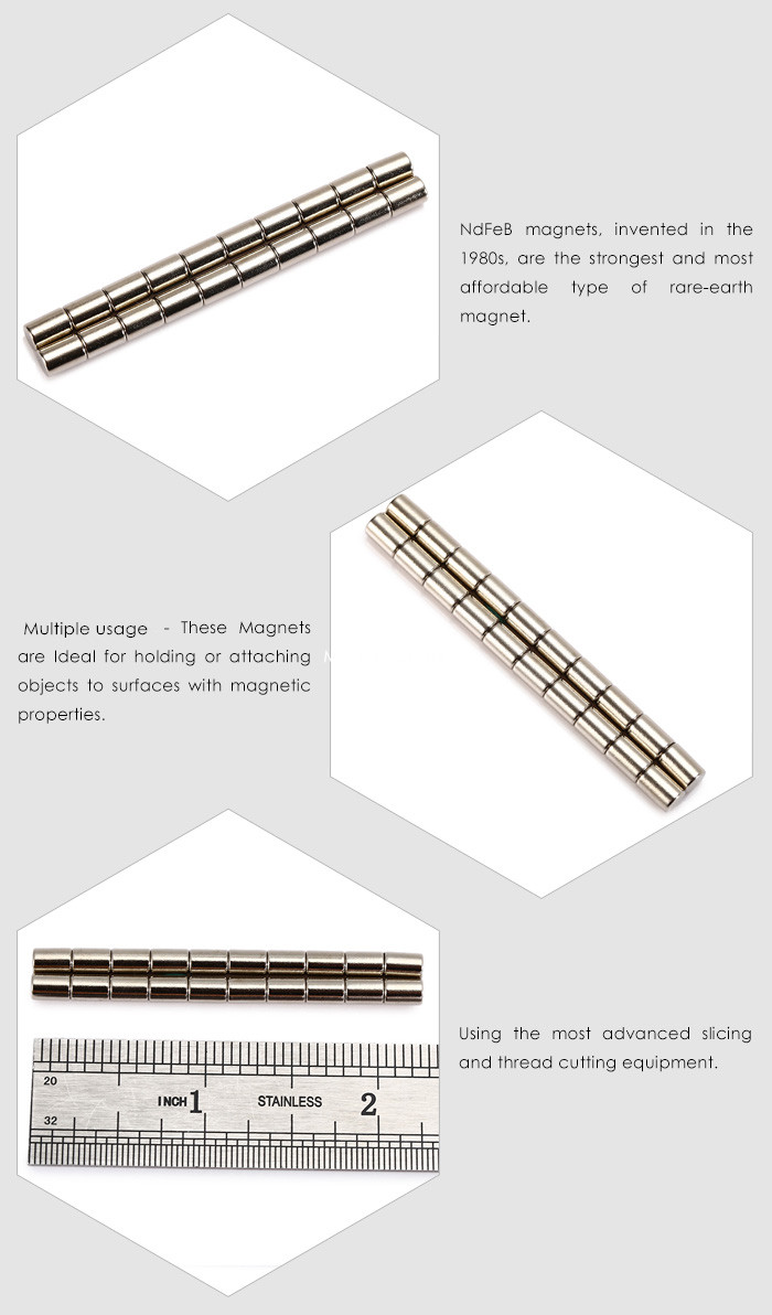 20Pcs 4 x 4 x 6mm N38 Strong NdFeB Round Magnet Birthday DIY Intelligent Gift 20Pcs 4 x 4 x 6mm N38 Strong NdFeB Round Magnet Birthday DIY Intelligent Gift