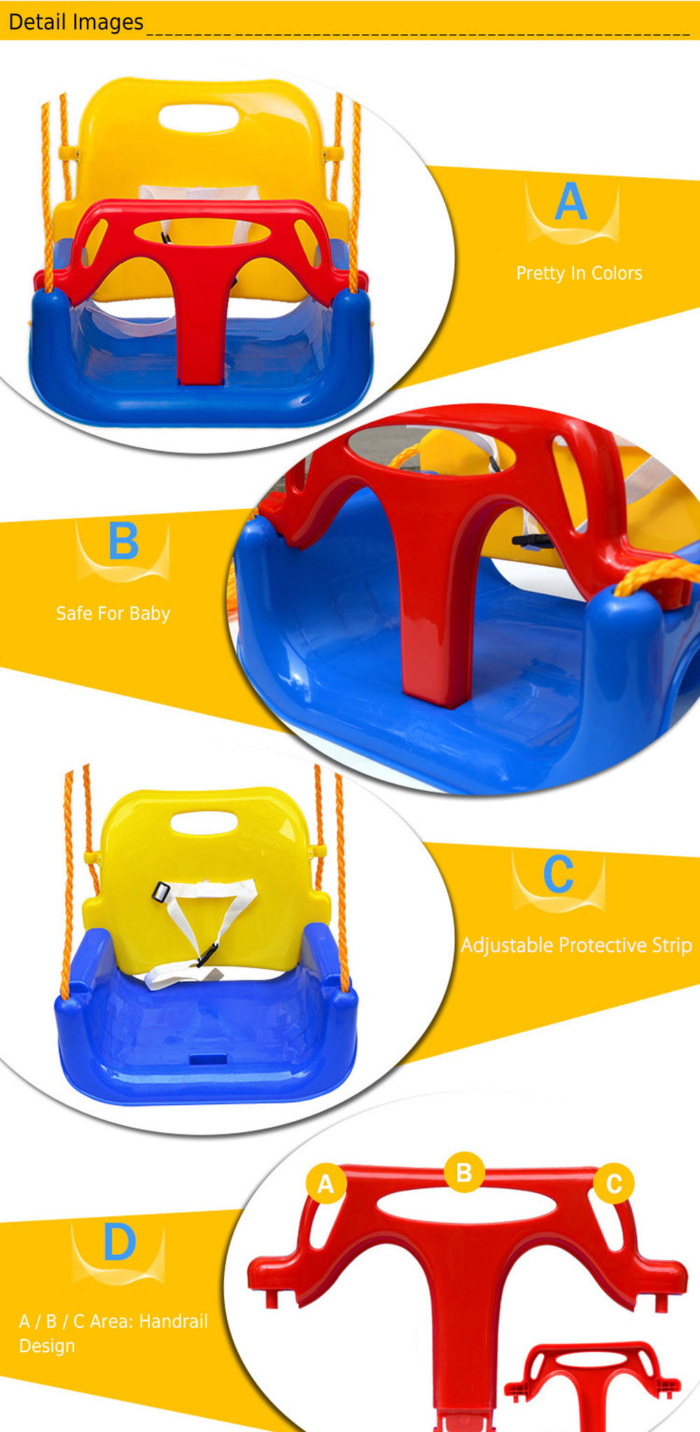 3 in 1 Multifunctional Baby Swing Hanging Basket Outdoor Kids Toy 3 in 1 Multifunctional Baby Swing Hanging Basket Outdoor Kids Toy