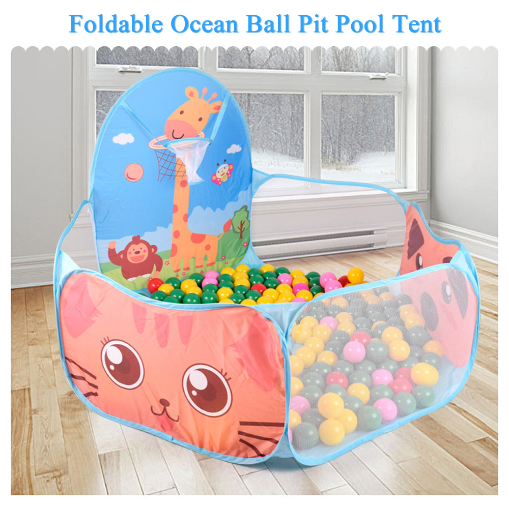 Foldable Funny Ocean Ball Pit Pool Tent Kids Play Set Toy