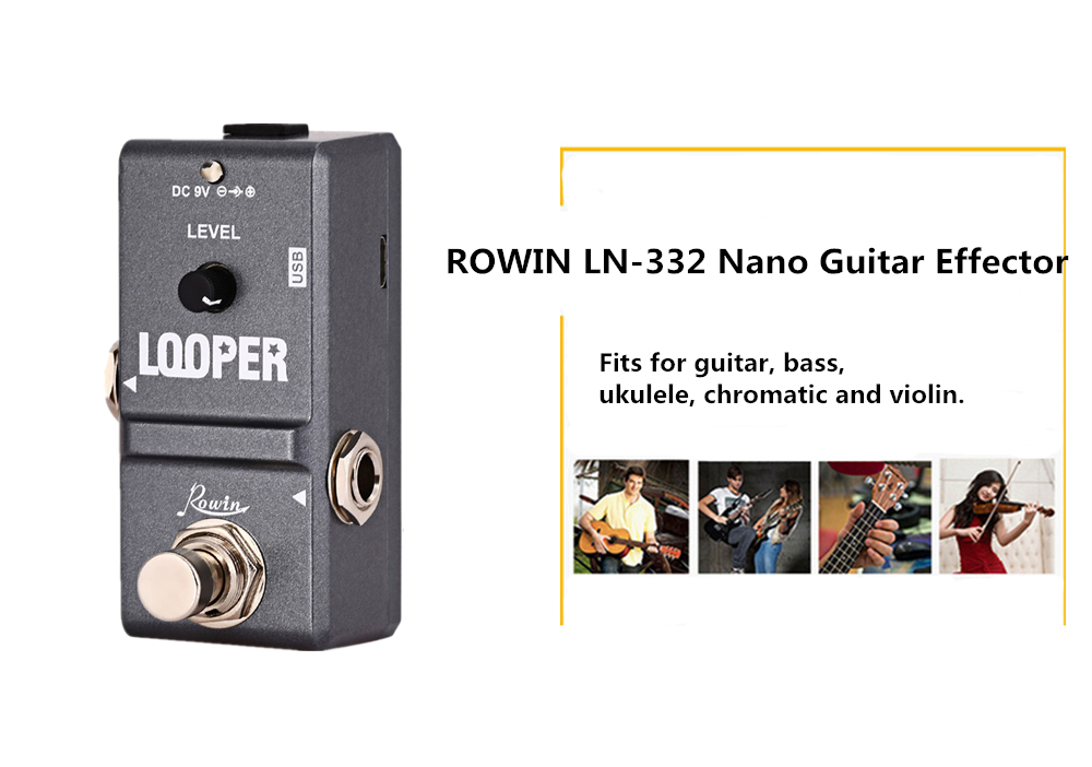 ROWIN LN - 332 Nano Looper Guitar Effector for Musical Instrument