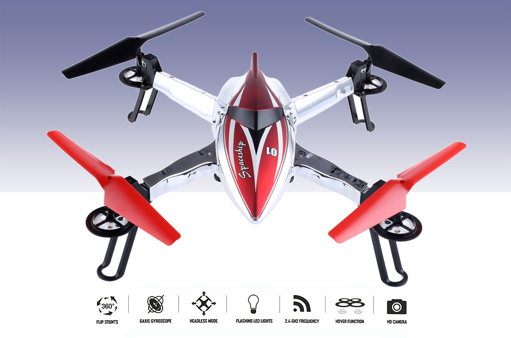 WLtoys Q212K 0.3MP Camera WiFi 2.4G 4CH 6-Axis Gyro Hold Altitude Mode Mode RTF RC Aircraft