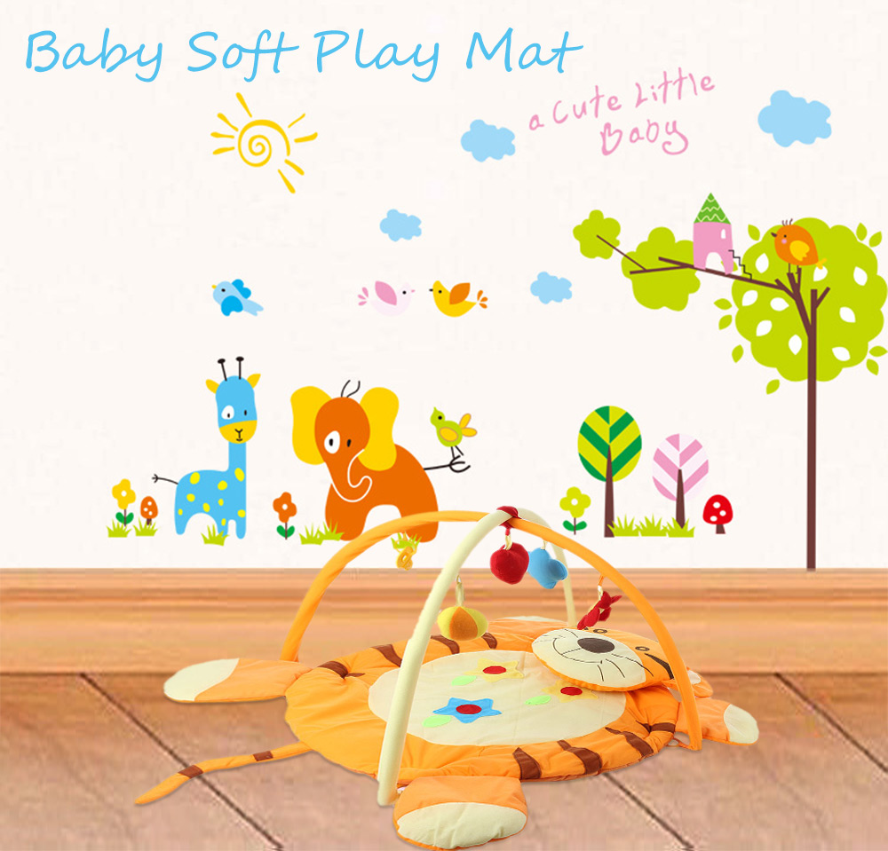 Baby Soft Play Mat Gym Blanket Crawling Toy