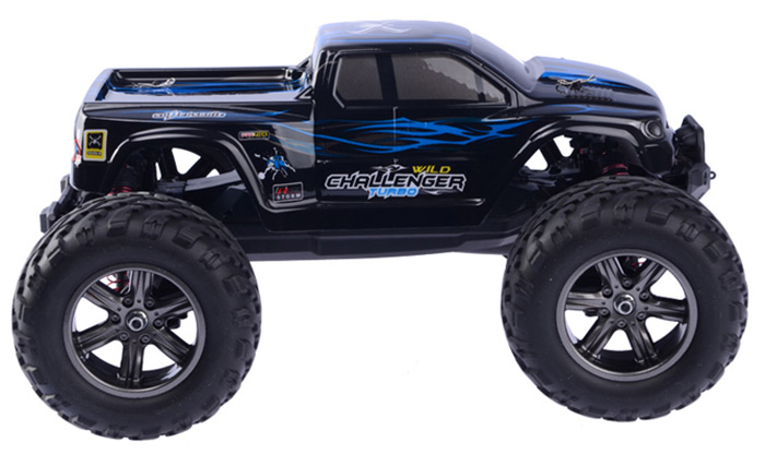 9115 1 / 12 Scale 2.4G 4CH RC Truck Car Toy with 2 - Wheel Driven Electric Racing Truggy