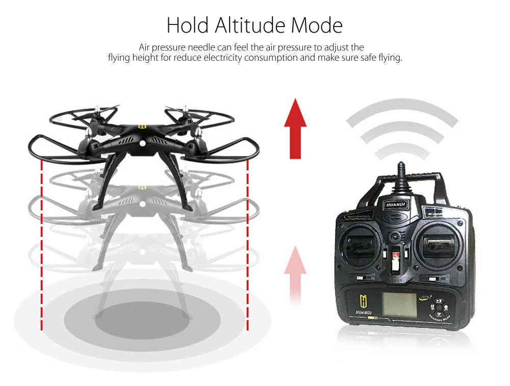 Huanqi 899B 2.4G 4CH 6-Axis Gyro RC Aircraft RTF Hold Altitude Mode