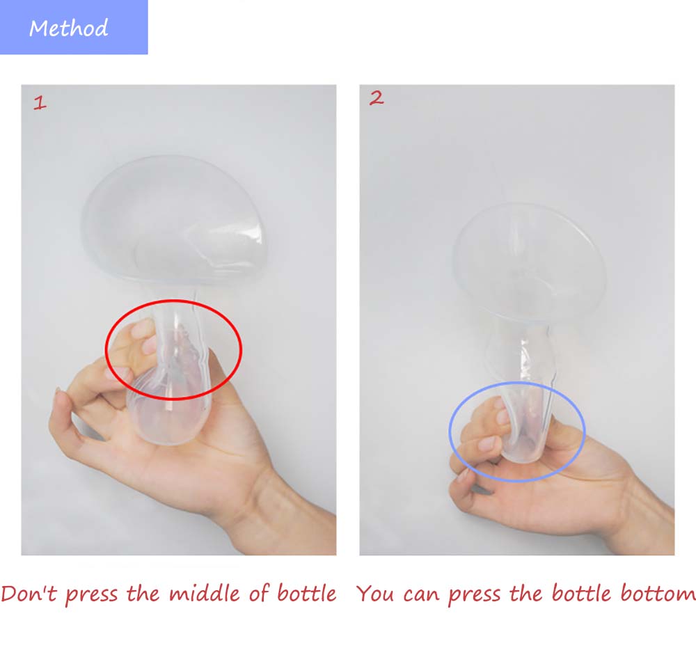 RealBubee Silica Gel Manual Breast Pump