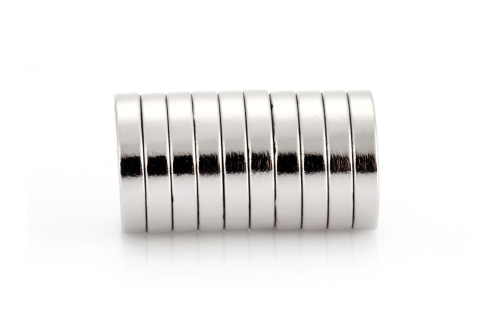 10pcs 15 x 15 x 3mm N52 Strong NdFeB Annular Magnet Birthday DIY Intelligent Gift