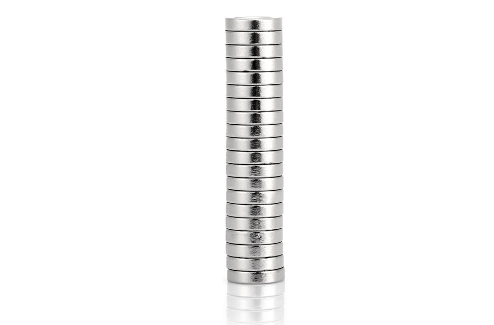 20pcs 12 x 12 x 3mm N52 Strong NdFeB Annular Magnet Birthday DIY Intelligent Gift