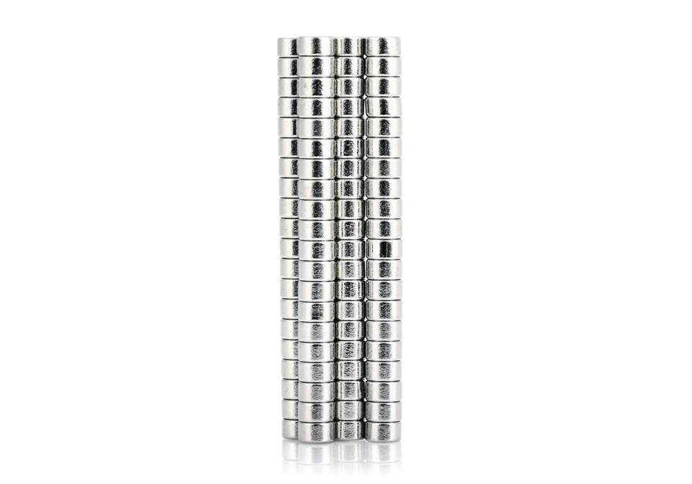 100pcs 5 x 5 x 3mm N52 Strong NdFeB Cylinder Magnet Birthday DIY Intelligent Gift