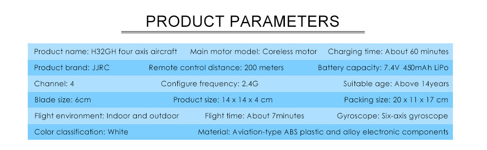 JJRC H32GH 5.8G FPV HD Camera 2.4GHz 4CH 6 Axis Gyro RC Quadcopter Real-time Transmission RTF JJRC H32GH 5.8G FPV HD Camera 2.4GHz 4CH 6 Axis Gyro RC Quadcopter Real-time Transmission RTF