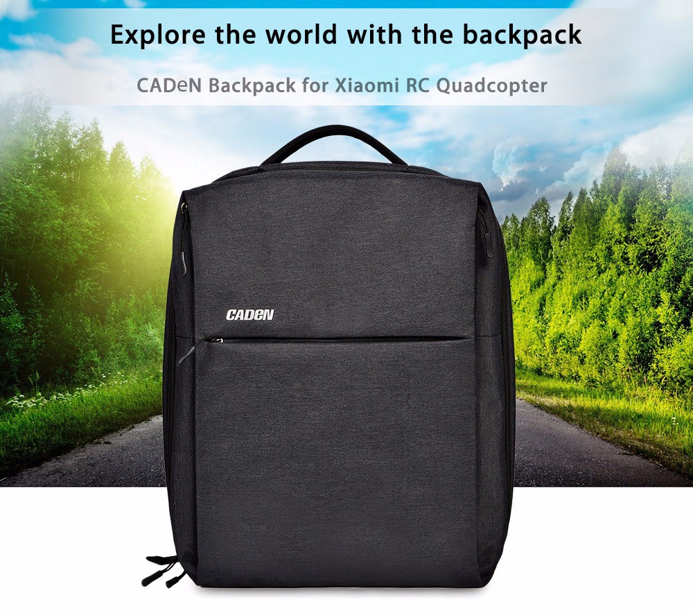 CADeN W8 Water Resistant Travel Backpack for Xiaomi RC Drone