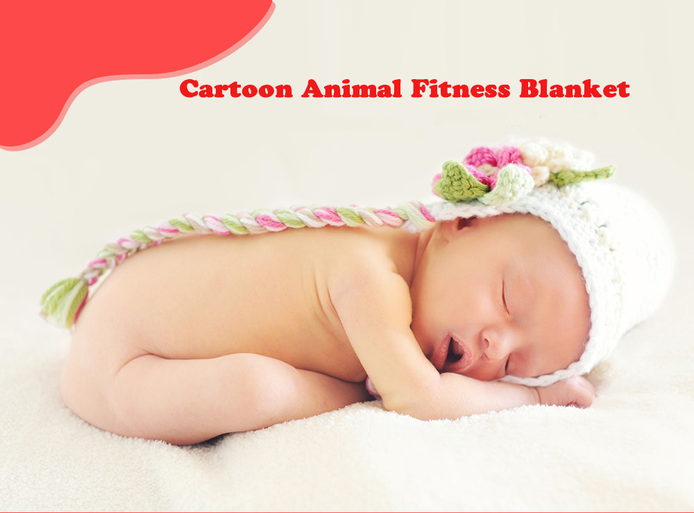 Kids Soft Play Mat Cartoon Animal Gym Blanket with Frame Rattle Crawling Developmental Toy