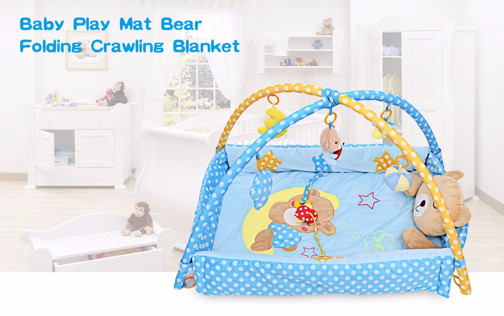 Baby Soft Play Mat Bear Folding Gym Blanket with Frame Baby Soft Play Mat Bear Folding Gym Blanket with Frame