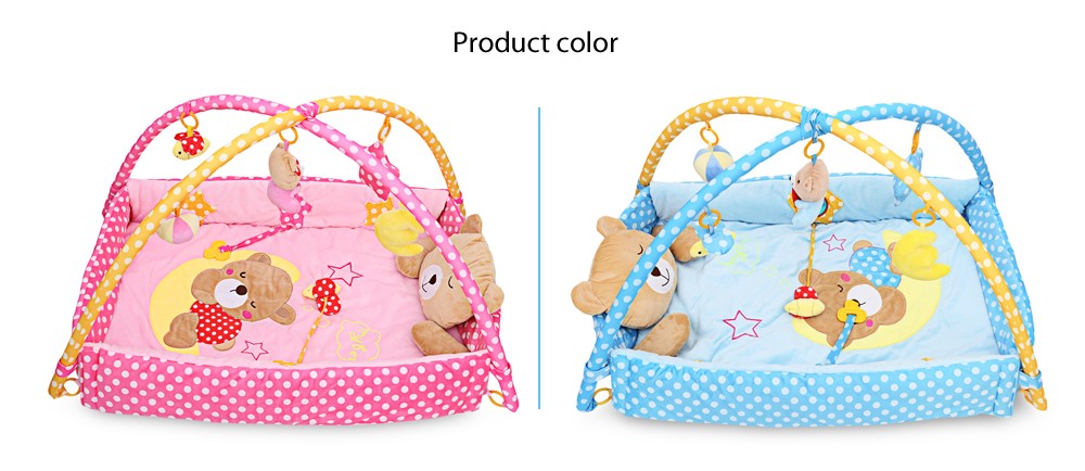 Baby Soft Play Mat Bear Folding Gym Blanket with Frame Baby Soft Play Mat Bear Folding Gym Blanket with Frame