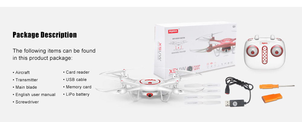SYMA X5UC HD CAM 2.4G 4CH 6-axis-gyro RC Quadcopter Air Press Height Hold SYMA X5UC HD CAM 2.4G 4CH 6-axis-gyro RC Quadcopter Air Press Height Hold