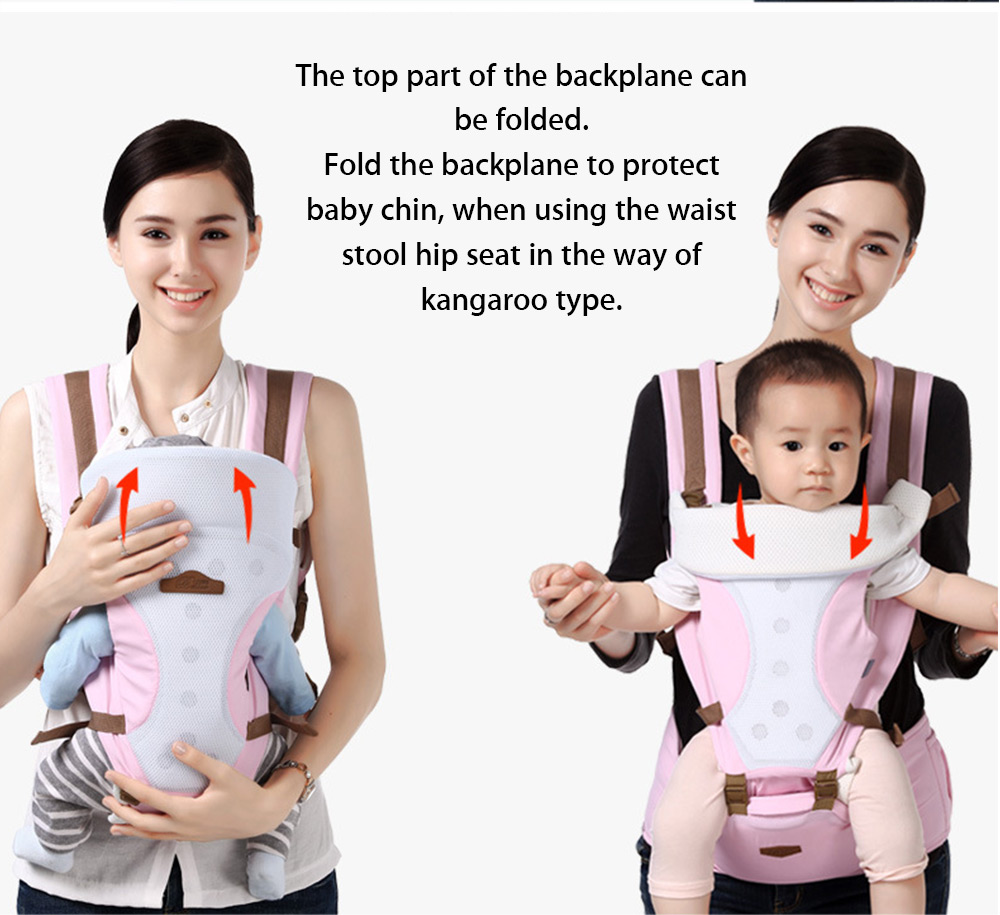 Bethbear Comfortable Breathable Multifunction Carrier Infant Backpack Baby Hip Seat Waist Stool