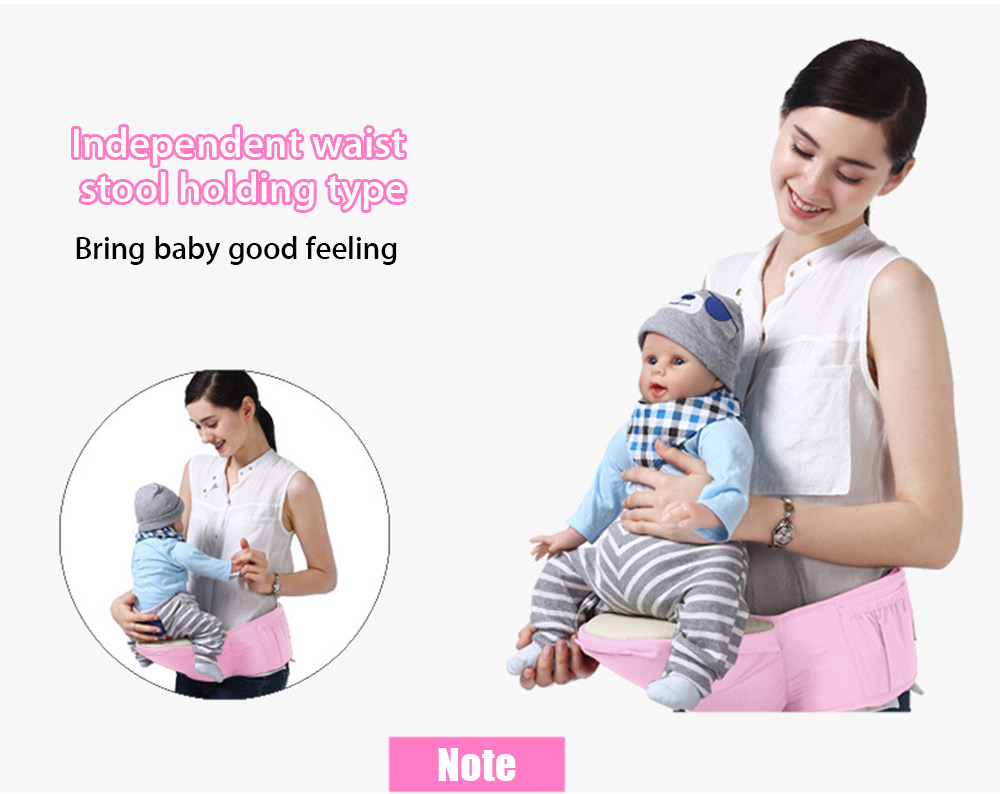 Bethbear Comfortable Breathable Multifunction Carrier Infant Backpack Baby Hip Seat Waist Stool