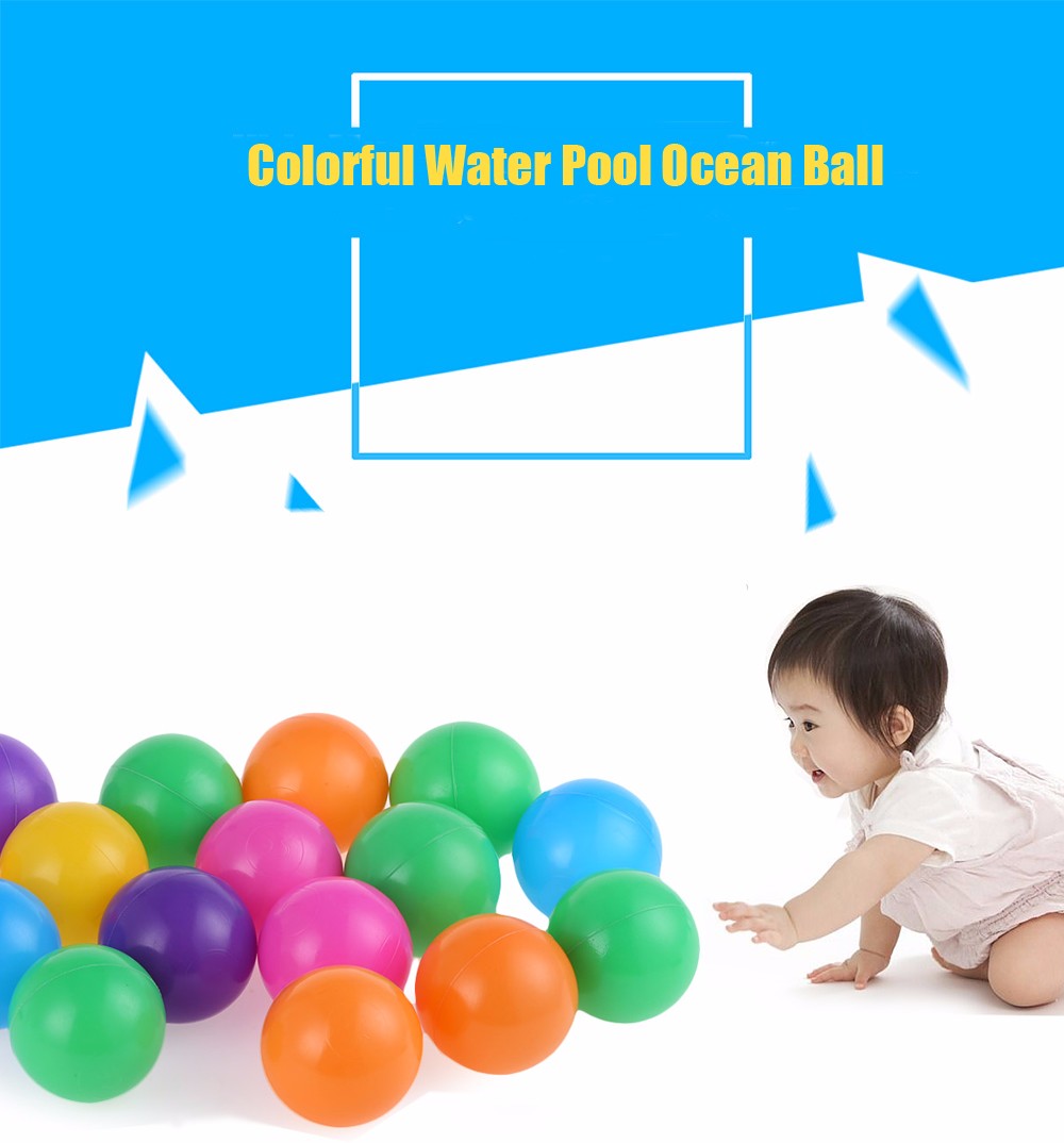 100pcs Baby Water Pool Ocean Wave Ball Toy