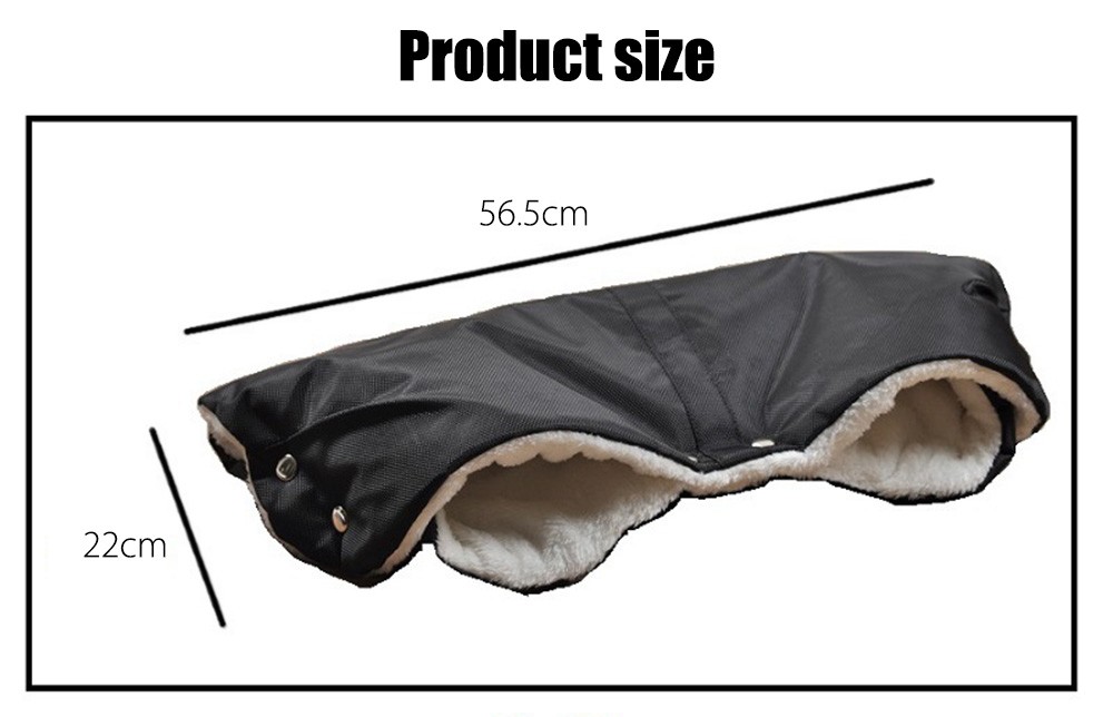 Chunky Waterproof Stroller Warmer Gloves