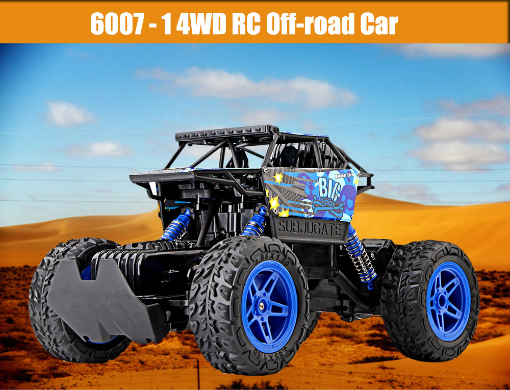 6007 - 1 1:12 Scale 2.4G 4 Wheel Drive RC 25km/h Off-road Crawler Truck