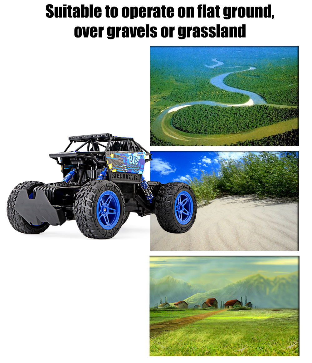 6007 - 1 1:12 Scale 2.4G 4 Wheel Drive RC 25km/h Off-road Crawler Truck