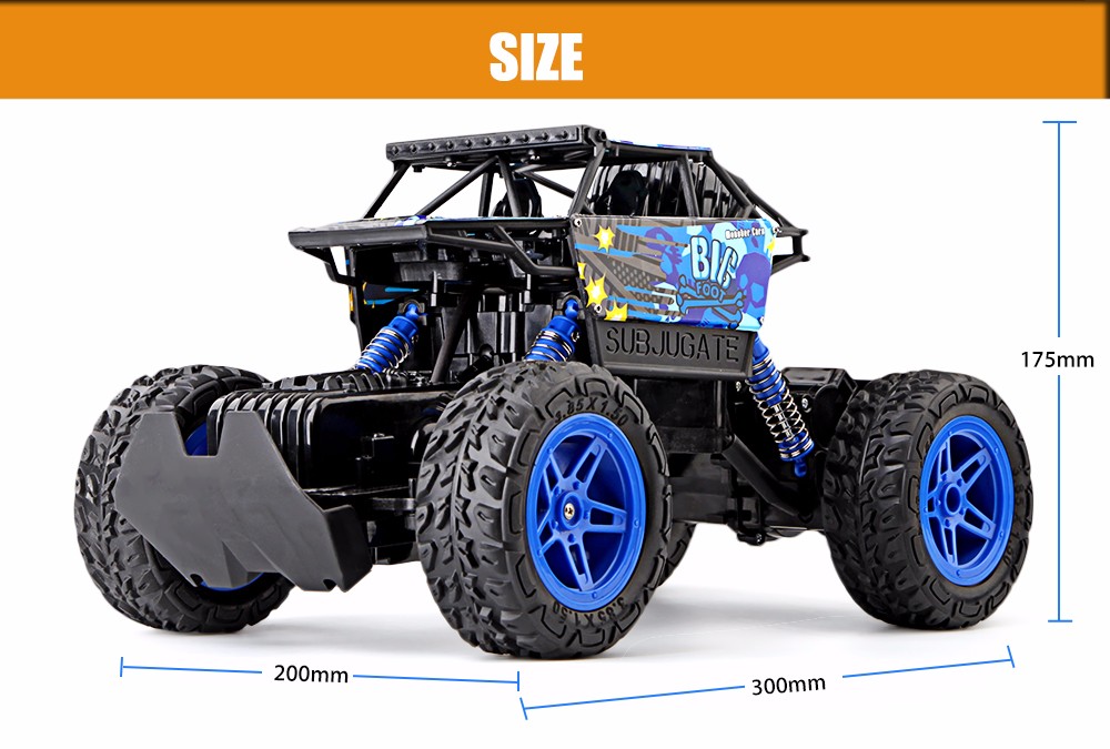 6007 - 1 1:12 Scale 2.4G 4 Wheel Drive RC 25km/h Off-road Crawler Truck