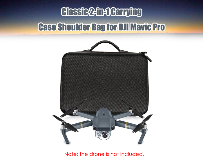 Fashionable 2-in-1 Carrying Case Shoulder Bag for DJI Mavic Pro RC Drone
