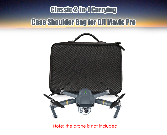 Fashionable 2-in-1 Carrying Case Shoulder Bag for DJI Mavic Pro RC Drone Fashionable 2-in-1 Carrying Case Shoulder Bag for DJI Mavic Pro RC Drone
