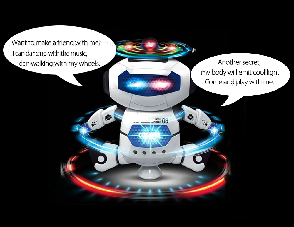 Children Electronic Walking Dancing Robot with Music Light Children Electronic Walking Dancing Robot with Music Light